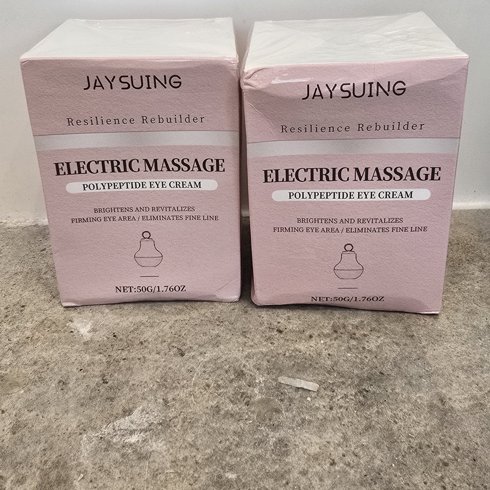 Electric Massage Polypeptide Eye Cream - Pink